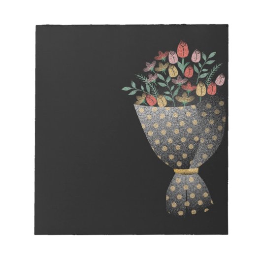 Bloc-note Bouquet de fleurs (Devant)
