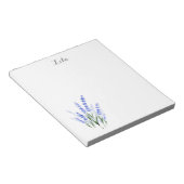 Bloc-note Bouquet de lavande aquarelle (Incliné)