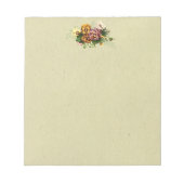 Bloc-note Bouquet de pensées vintage (Devant)