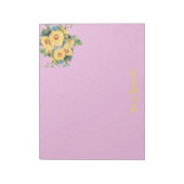 Bloc-note Bouquet Floral Joli Sur Mesure  (Tourné)