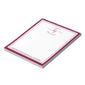 Bloc-note Bourgogne personnalisée | À Partir Du Bureau Du Bl (Tourné)