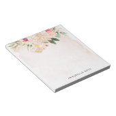 Bloc-note Bourse de pivoine et d'or (Incliné)