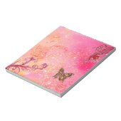 BLOC-NOTE BOUTEILLE EN FUCHSIE ROSE ÉPARGNE (Tourné)