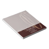 Bloc-note Boutique de Chocolat Chocolatier de Cabosse de Cac (Incliné)