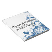 Bloc-note bouton de bonté (Incliné)