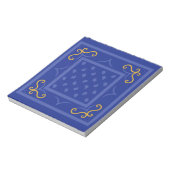 Bloc-note Boutons carré (Tourné)