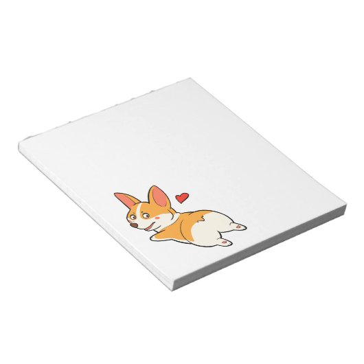 Bloc-note Boutons Corgi (Incliné)