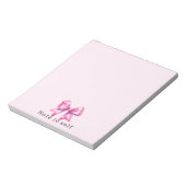 Bloc-note Bow rose pâle (Tourné)