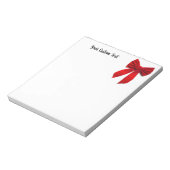Bloc-note Bow rouge (Tourné)