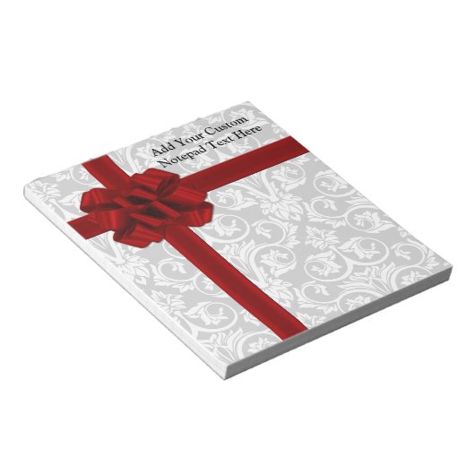 Bloc-note Bow Ruban Rouge (Incliné)