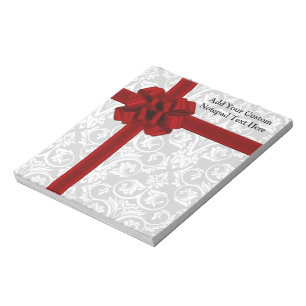 Bloc-note Bow Ruban Rouge