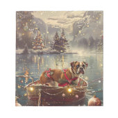 Bloc-note Boxer Christmas Festive Voyage (Devant)