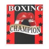 BLOC-NOTE BOXING (Devant)