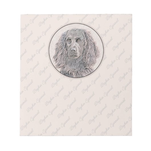 Bloc-note Boykin Peinture Espagnole - Cute Original Chien Ar (Devant)
