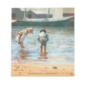 Bloc-note Boys Wading (1873) Par Winslow Homer (Devant)