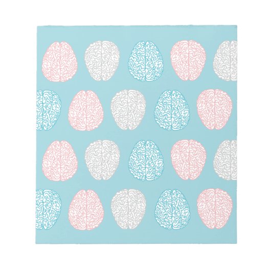 Bloc-note Brainy Pastel Motif (Devant)