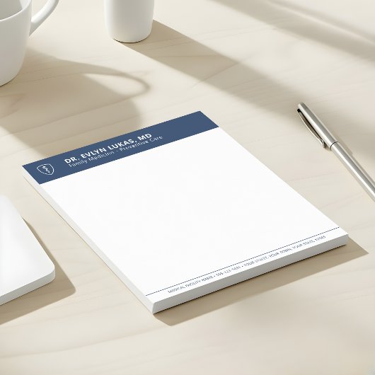 Bloc-note Branded Doctor Personalized Medical Desk
