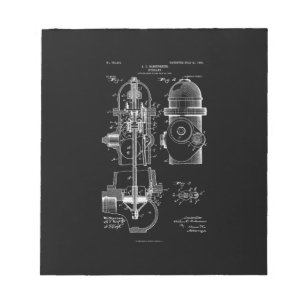 Bloc-note Brevet coupe-feu Pompier Cadeau Hommes Femmes