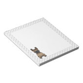 Bloc-note Brindle French Bulldog / Frenchie Cute Dog & Pws (Incliné)