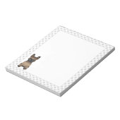 Bloc-note Brindle French Bulldog / Frenchie Cute Dog & Pws (Tourné)