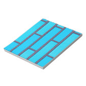 Bloc-note brique bleue (Tourné)