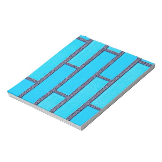 Bloc-note brique bleue (Tourné)