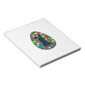 Bloc-note Briques de construction Lapin de Pâques Garçons Fi (Incliné)