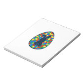 Bloc-note Briques de construction Lapin de Pâques Garçons Fi (Tourné)