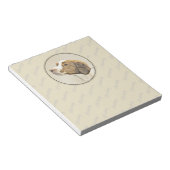 Bloc-note Brittany Peinture - Cute Original Chien Art (Incliné)