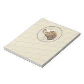 Bloc-note Brittany Peinture - Cute Original Chien Art (Tourné)