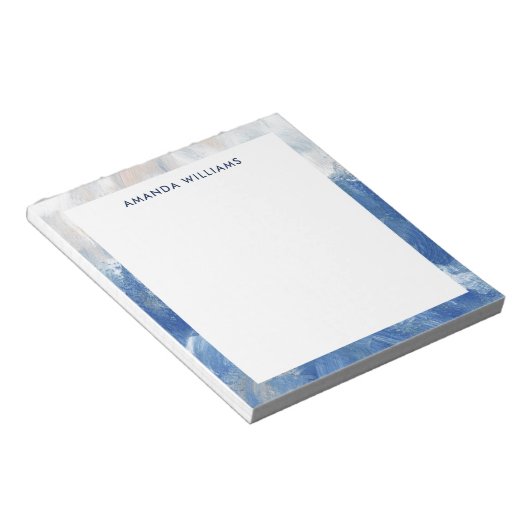 Bloc-note Brochures Acryliques Personalisées Abstraites (Incliné)