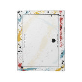 Bloc-note Brochures primaires Enseignant d'art Abstrait Appl (Tourné)