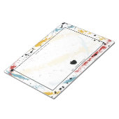 Bloc-note Brochures primaires Enseignant d'art Abstrait Appl (Incliné)