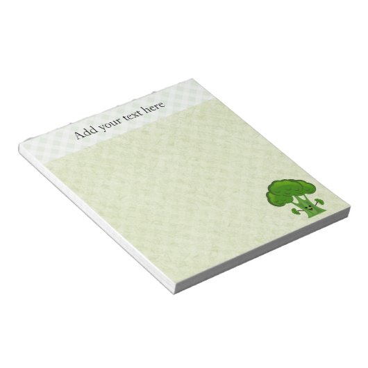 Bloc-note Brocoli vert (Incliné)