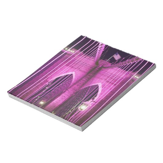 Bloc-note Brooklyn Bridge Lit Purple (Tourné)