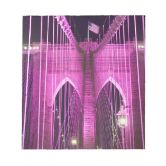 Bloc-note Brooklyn Bridge Lit Purple