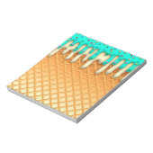 Bloc-note Brosse à cône de crème glacée avec arrosage (Tourné)