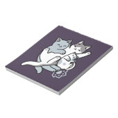 Bloc-note Brosse à lait - Chats à couchage mignon (Tourné)