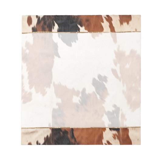 Bloc-note Brown noir blanc (Devant)