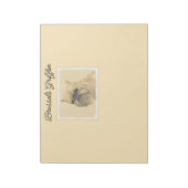 Bloc-note Bruxelles Griffon Rough Paining - Art Chien origin (Tourné)