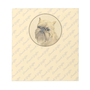 Bloc-note Bruxelles Griffon Rough Paining - Art Chien origin
