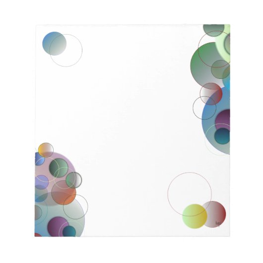 Bloc-note Bubbles (Devant)