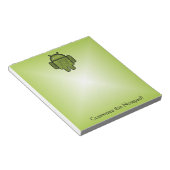 Bloc-note Bubbles Doodle Character pour le robot Android™ (Incliné)