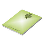 Bloc-note Bubbles Doodle Character pour le robot Android™ (Tourné)