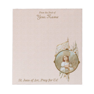 Bloc-note Bûcher de Sainte Jeanne au Bûcher (BF 01) 5,5" x 6