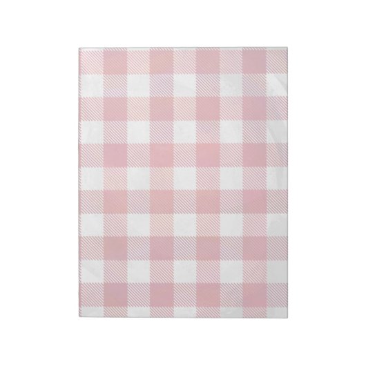 Bloc-note Buffalo Plaid Red and White (Tourné)