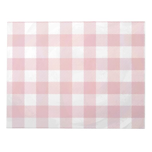 Bloc-note Buffalo Plaid Red and White (Devant)