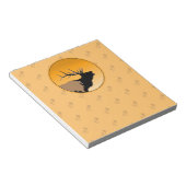 Bloc-note Bugling Elk at Sunset - Art original de la faune (Incliné)