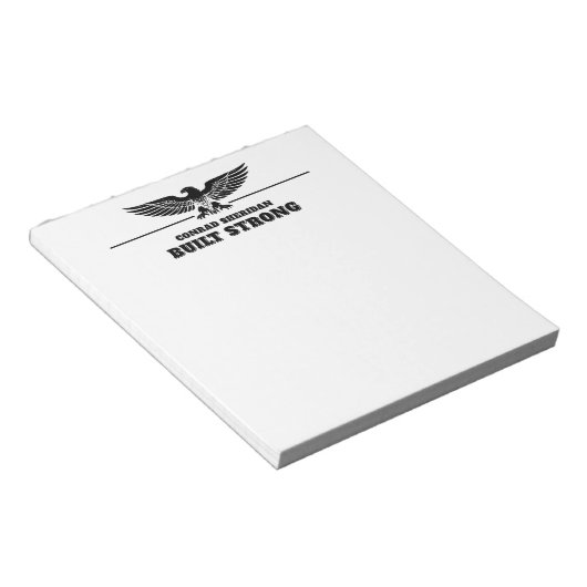 Bloc-note Built Strong Personalized Eagle (Incliné)