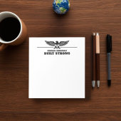 Bloc-note Built Strong Personalized Eagle